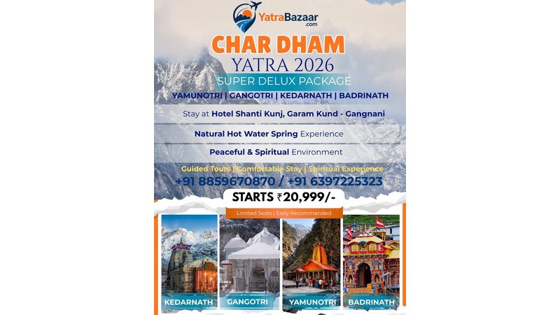 Char Dham Yatra 2026 - Super Deluxe Package